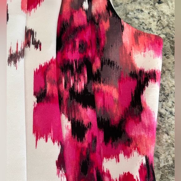 Jessica Howard Floral Watercolor Lined Sleeveless Dress Size 6 - Picture 9 of 13